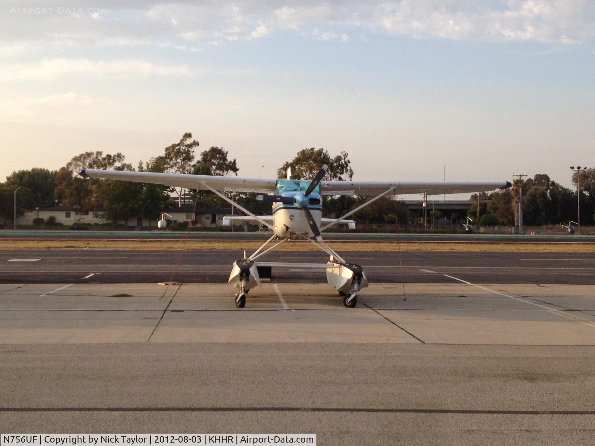 N756UF, 1978 Cessna TU206G Turbo Stationair C/N U20604361, Parked on the south side