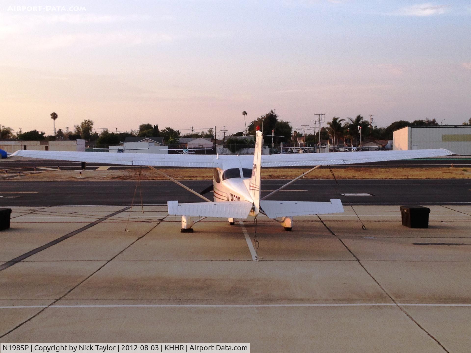 N198SP, 2003 Cessna 172S C/N 172S9465, Parked on the south side