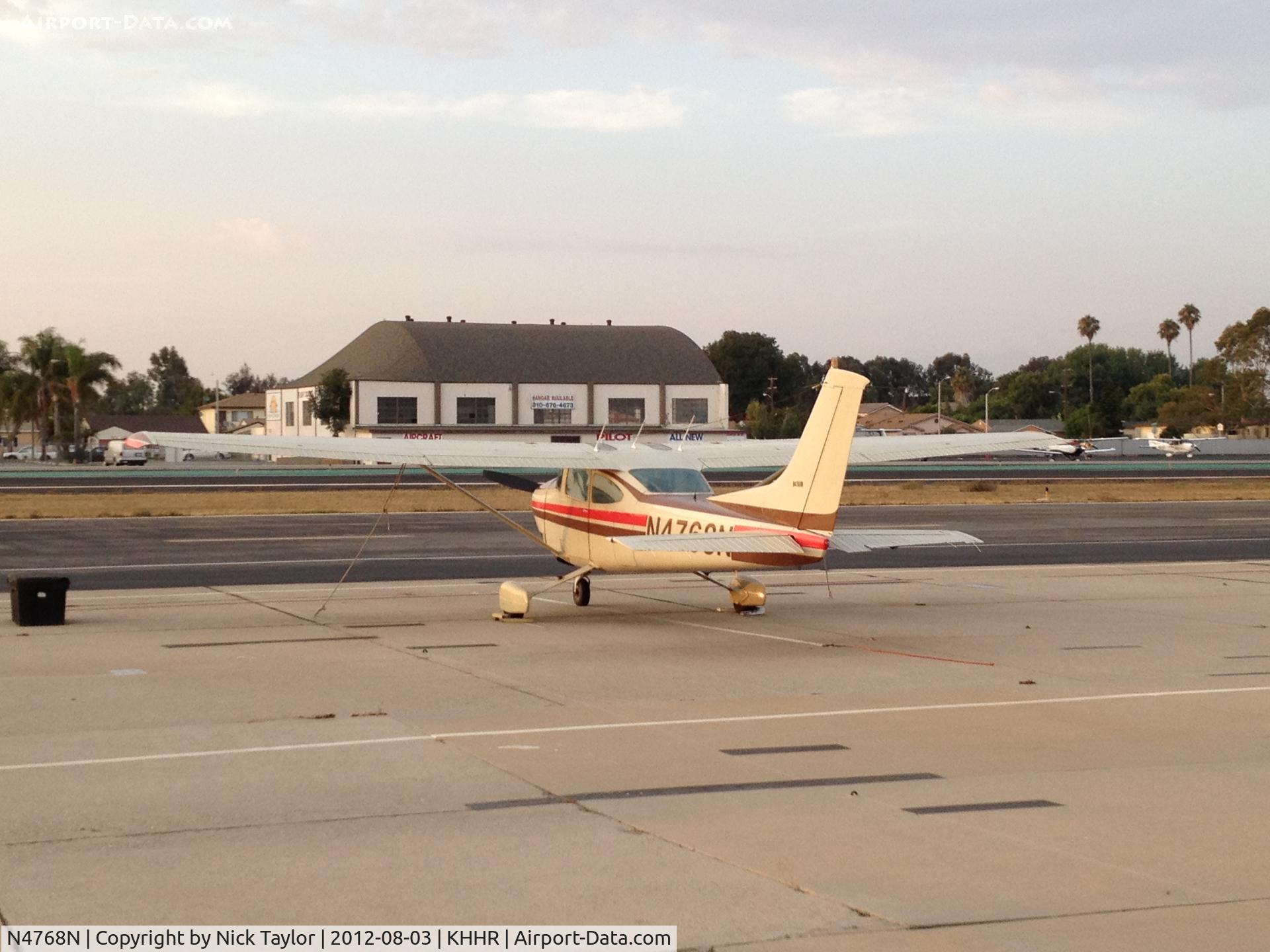 N4768N, 1979 Cessna 182Q Skylane C/N 18267351, Parked on the south side