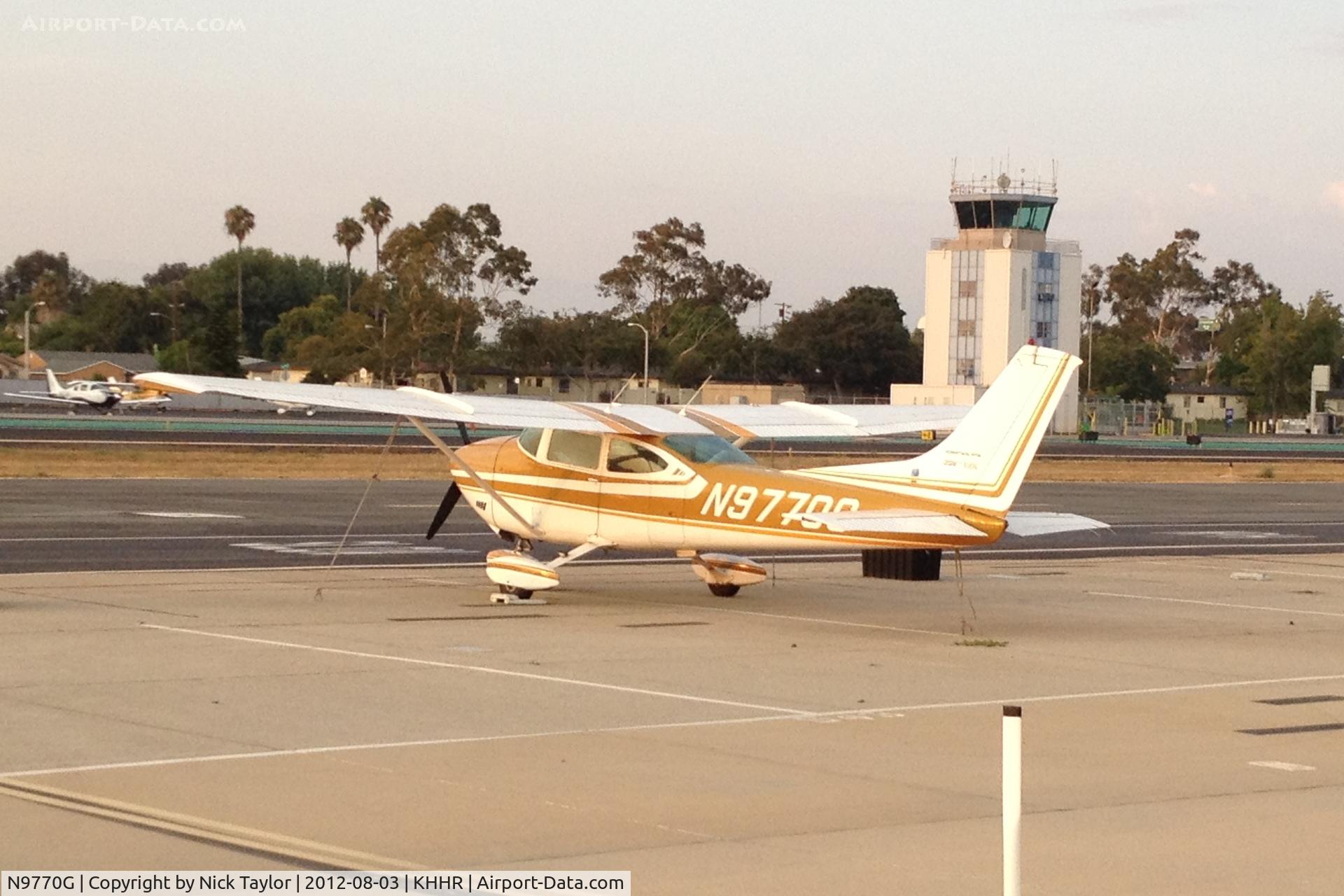 N9770G, 1974 Cessna 182P Skylane C/N 18263437, Parked on the south side