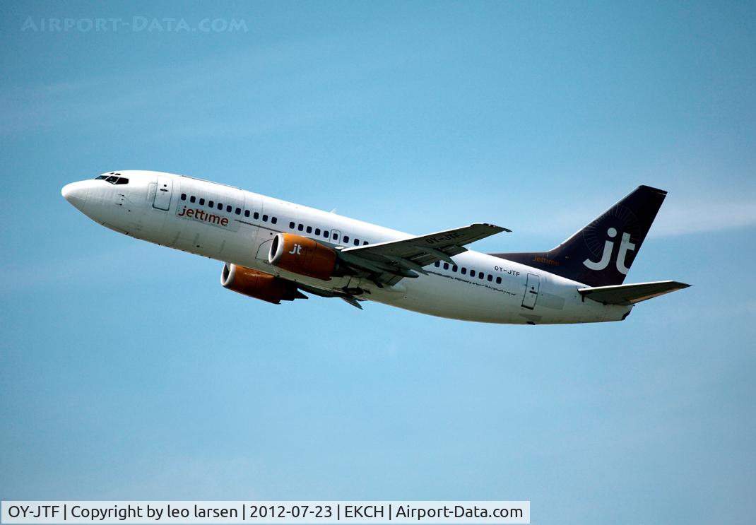 OY-JTF, 1988 Boeing 737-382/F C/N 24364, Copenhagen Kastrup 23.7.12