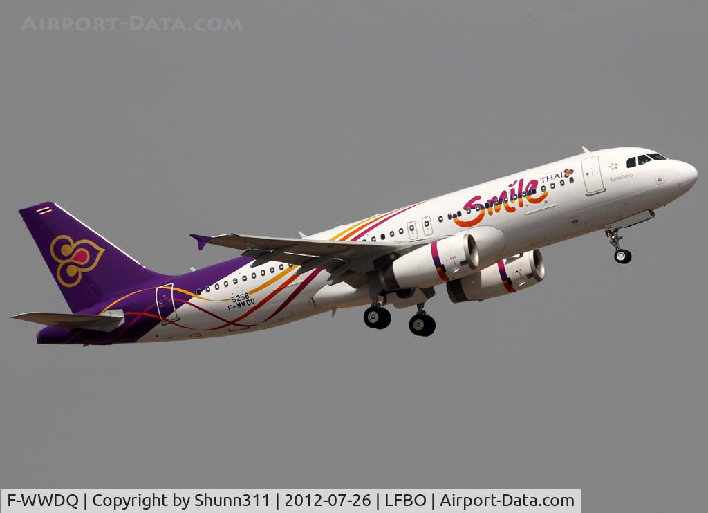 F-WWDQ, 2012 Airbus A320-232 C/N 5258, C/n 5258 - To be HS-TXC