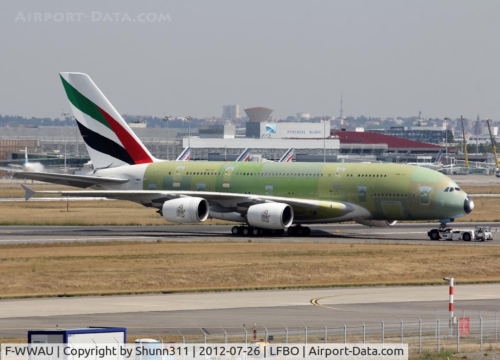 F-WWAU, 2012 Airbus A380-861 C/N 112, C/n 0112 - For Emirates