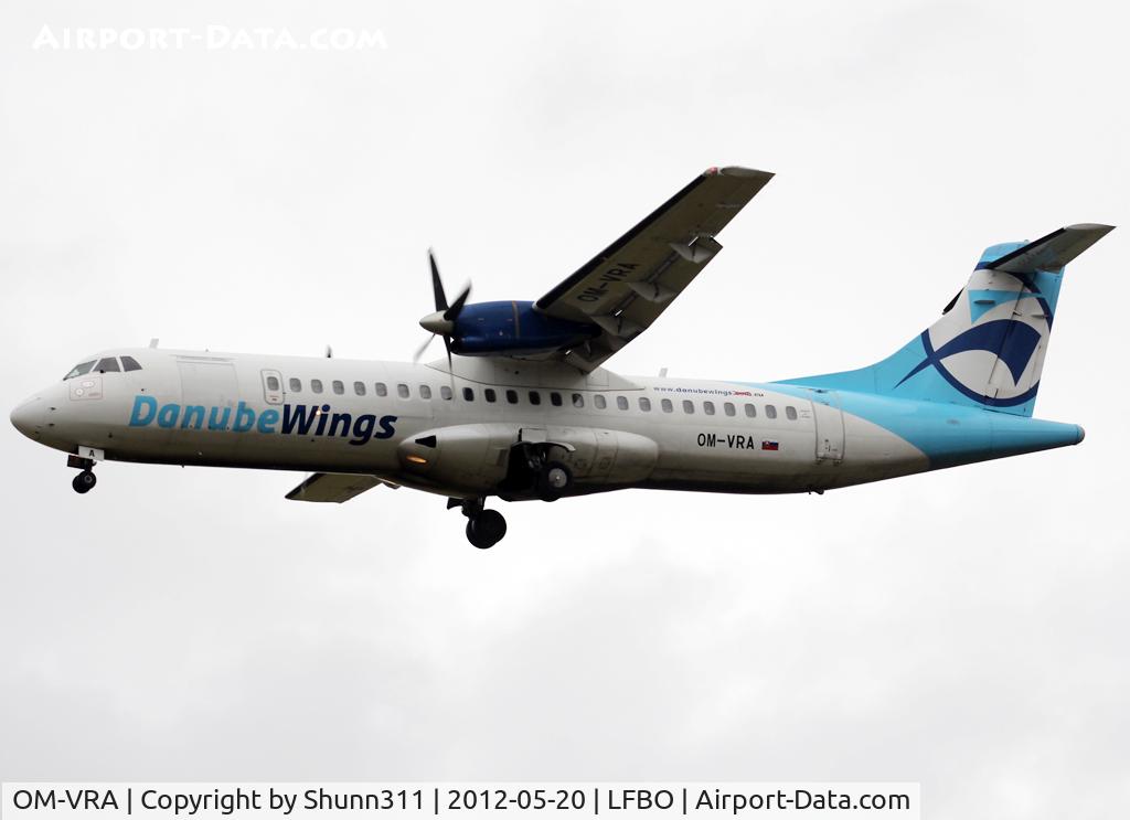 OM-VRA, 1993 ATR 72-202 C/N 373, Landing rwy 32L