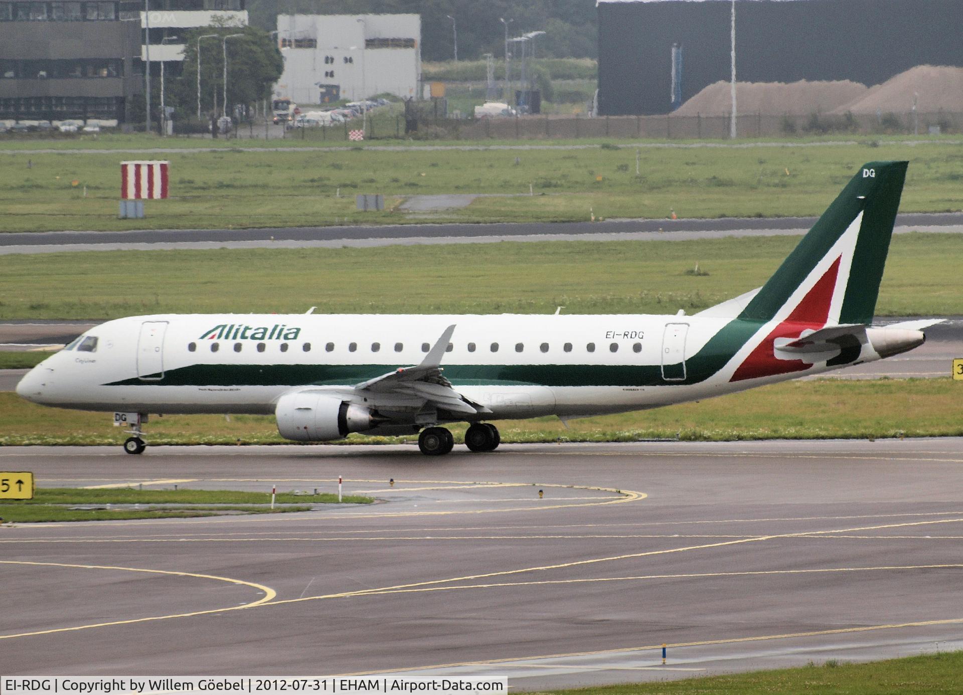EI-RDG, 2012 Embraer 175LR (ERJ-170-200LR) C/N 17000338, Taxi to runway L18 of Schiphol Airport