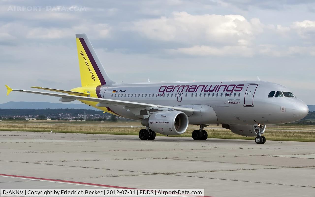 D-AKNV, 2005 Airbus A319-112 C/N 2632, taxying to the gate