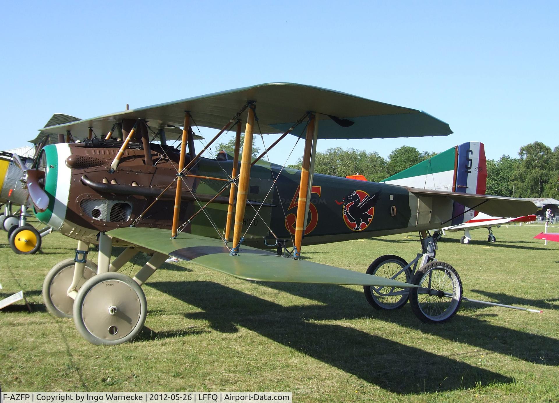 F-AZFP, SPAD S-XIII C1 C/N 4377, SPAD XIII C1 at the Meeting Aerien 2012, La-Ferte-Alais