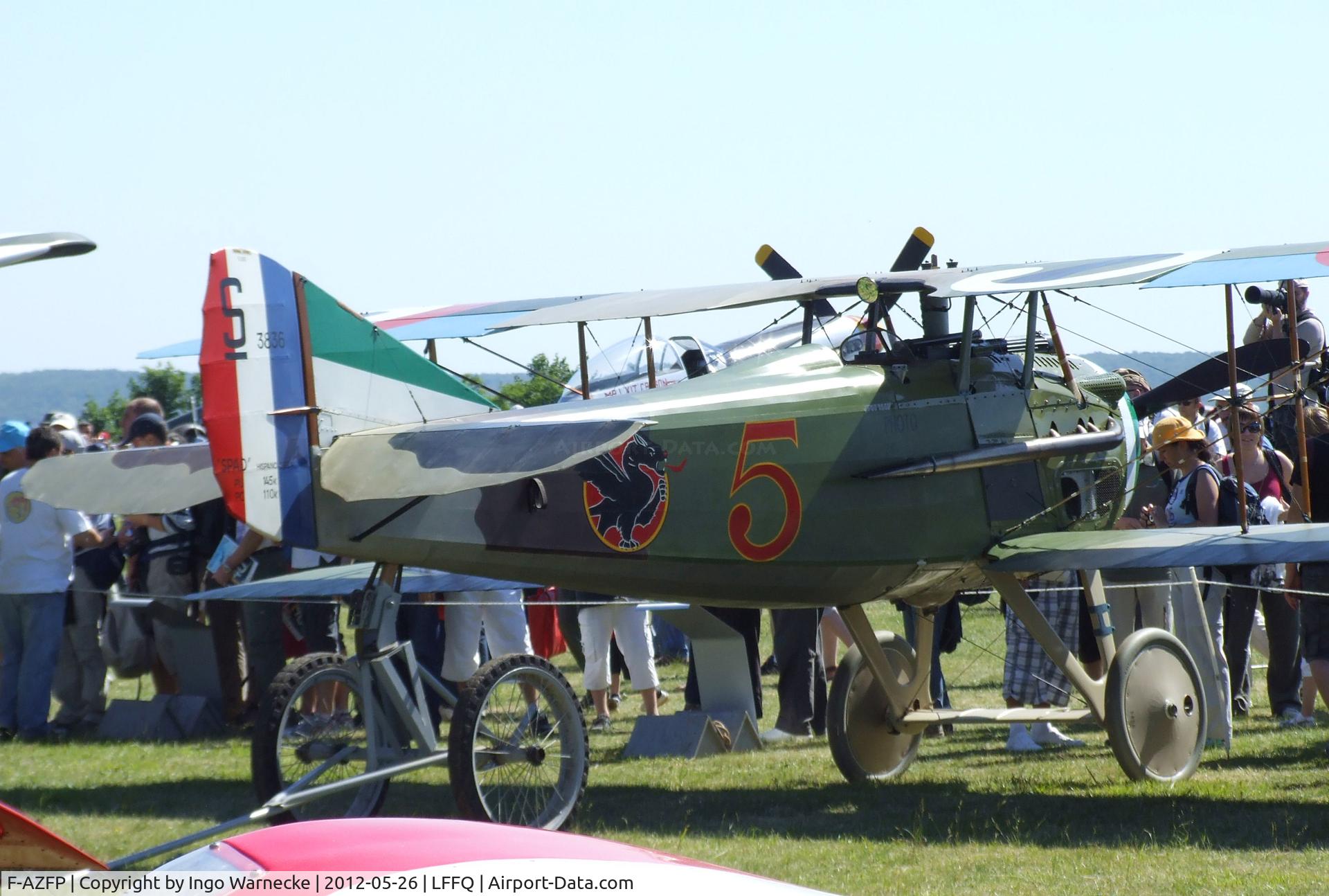 F-AZFP, SPAD S-XIII C1 C/N 4377, SPAD XIII C1 at the Meeting Aerien 2012, La-Ferte-Alais