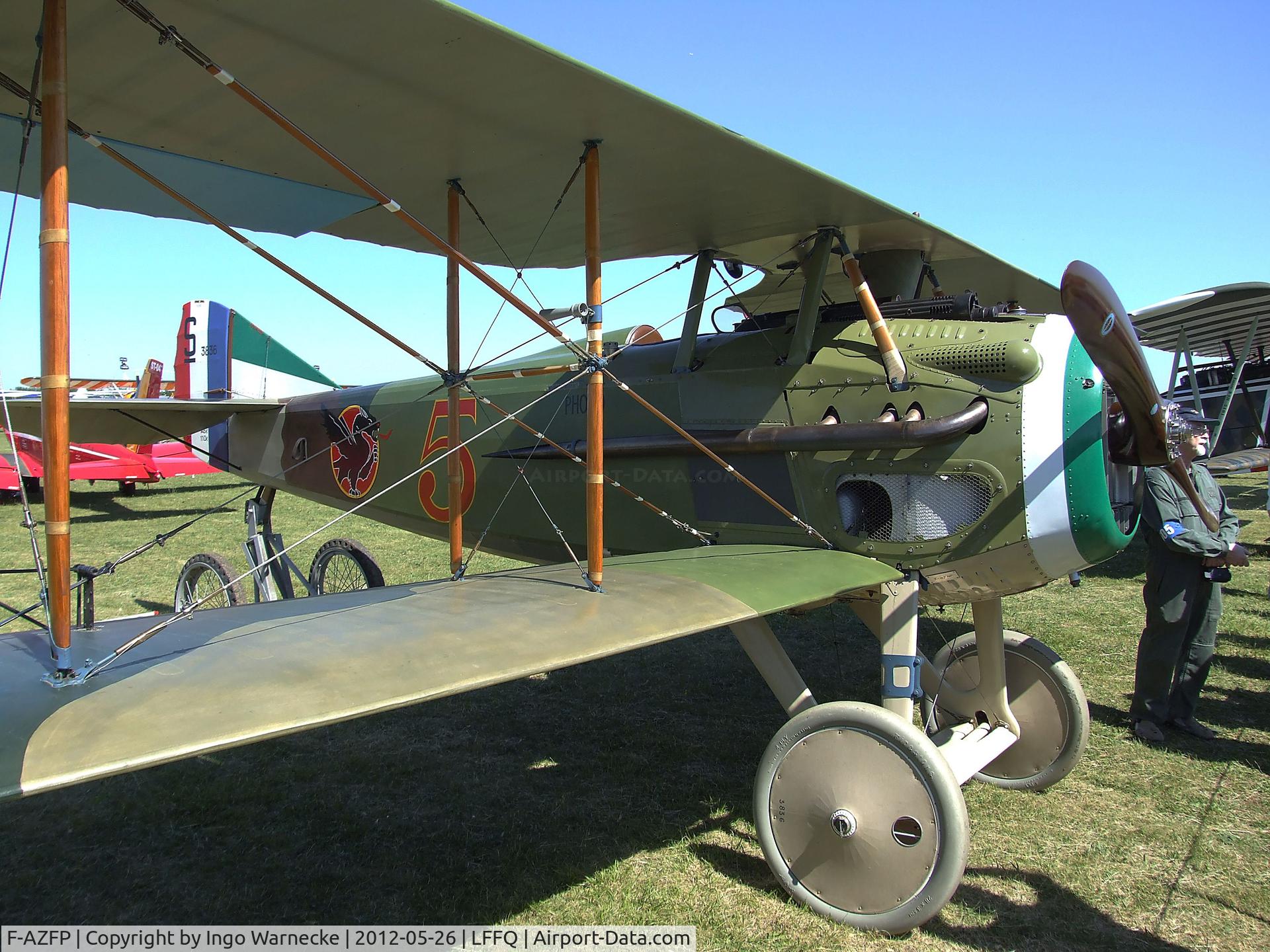 F-AZFP, SPAD S-XIII C1 C/N 4377, SPAD XIII C1 at the Meeting Aerien 2012, La-Ferte-Alais