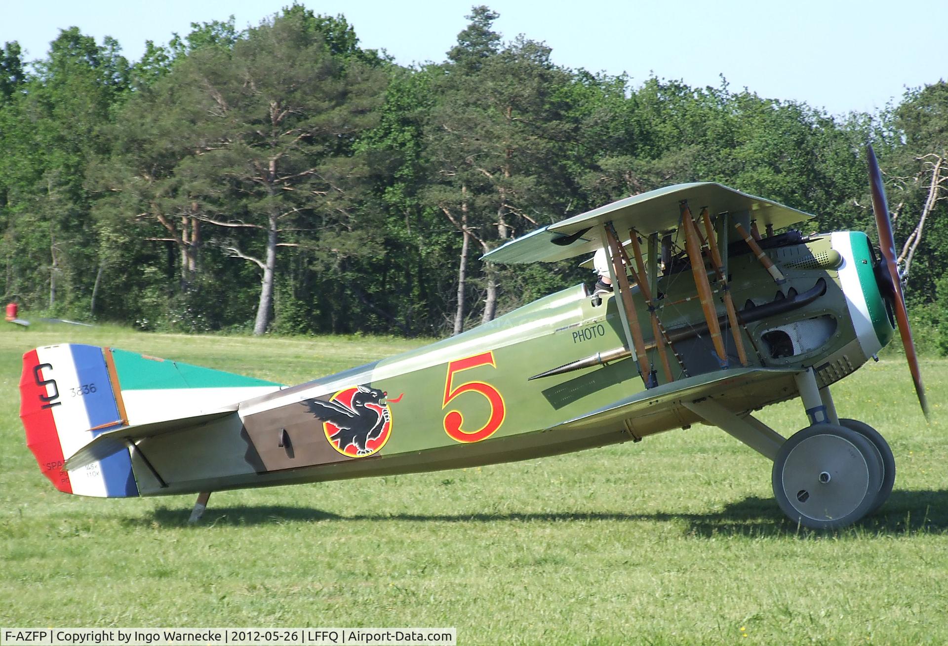 F-AZFP, SPAD S-XIII C1 C/N 4377, SPAD XIII C1 at the Meeting Aerien 2012, La-Ferte-Alais
