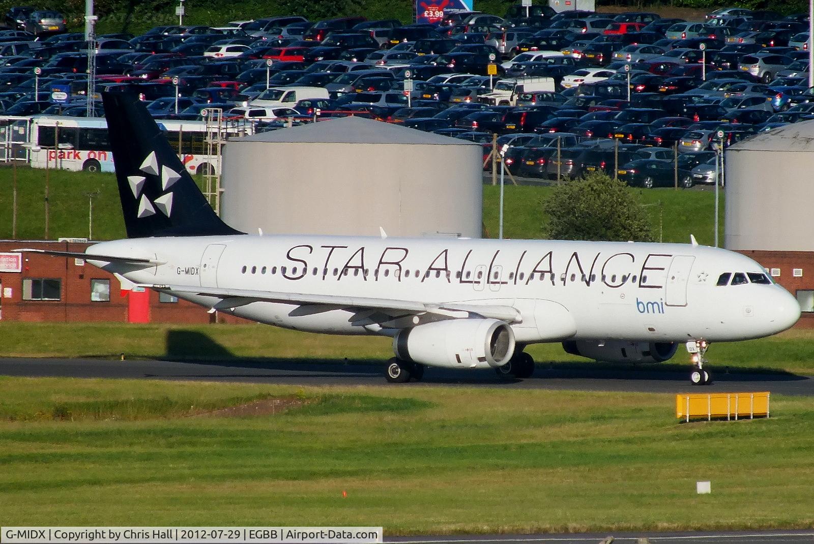 G-MIDX, 2000 Airbus A320-232 C/N 1177, BMI in Star Alliance colours