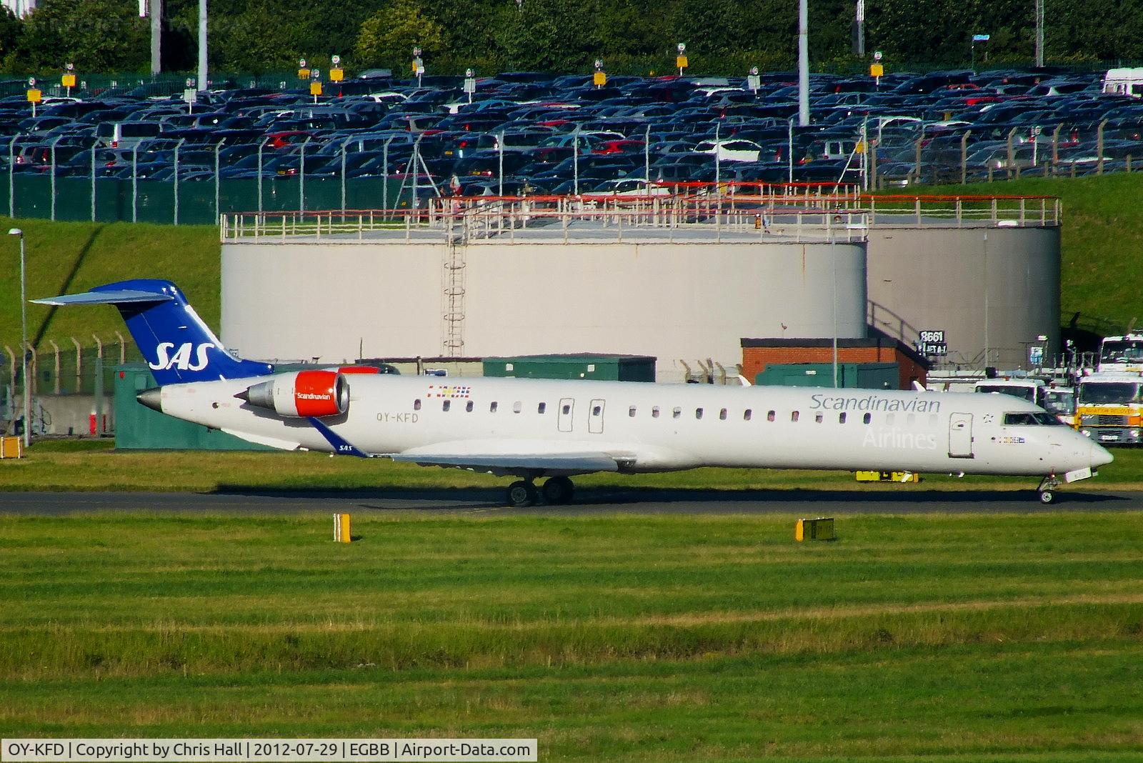 OY-KFD, 2009 Bombardier CRJ-900 (CL-600-2D24) C/N 15221, SAS Scandinavian