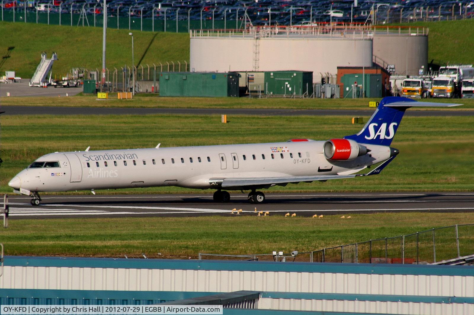 OY-KFD, 2009 Bombardier CRJ-900 (CL-600-2D24) C/N 15221, SAS Scandinavian