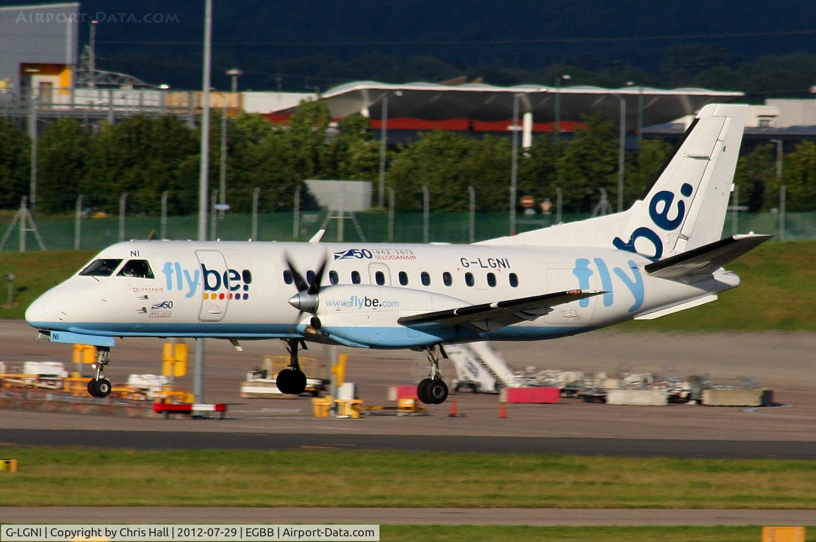 G-LGNI, 1989 Saab 340B C/N 340B-160, now with 50 years titles