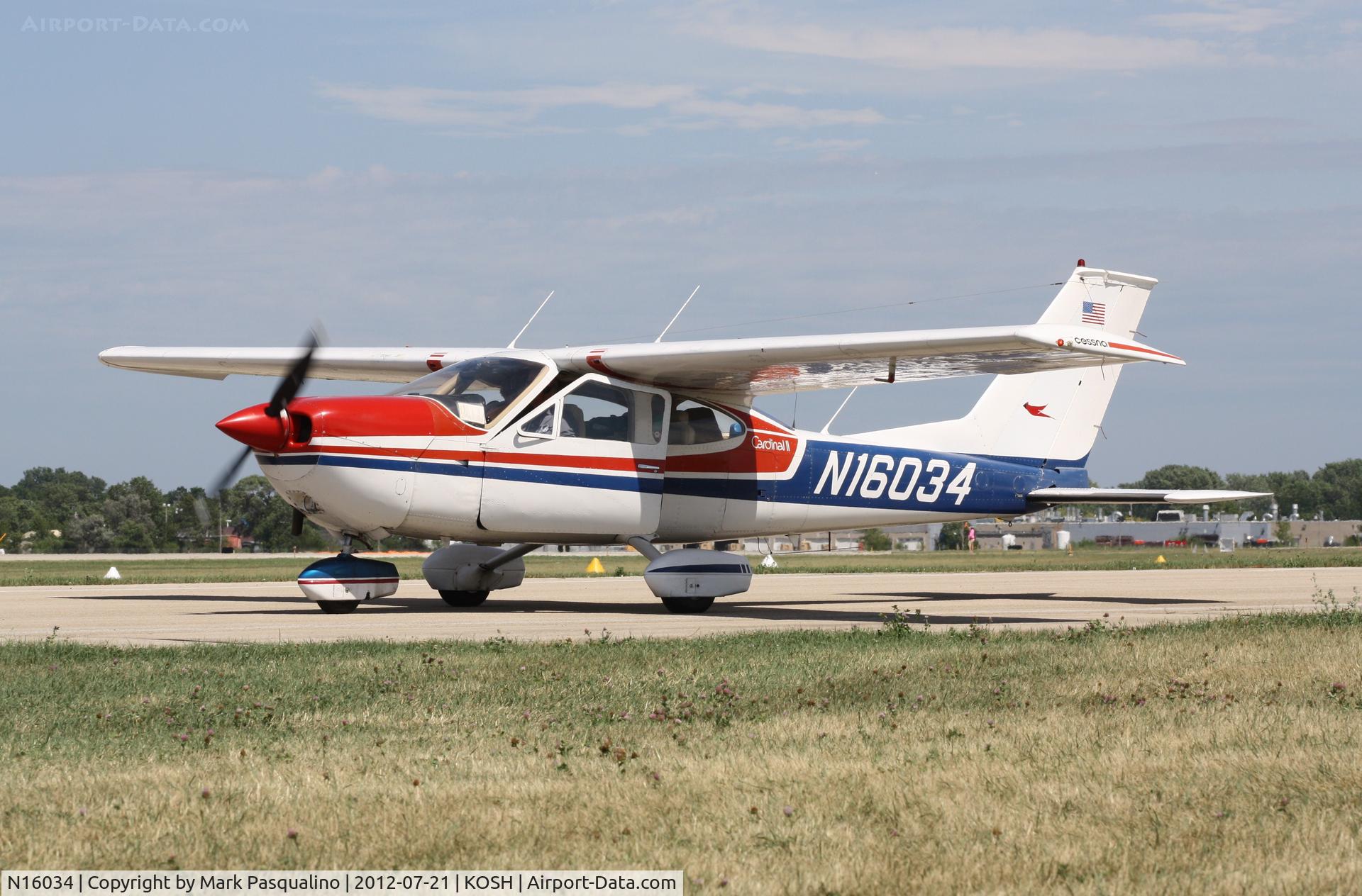 N16034, 1976 Cessna 177B Cardinal C/N 17702481, Cessna 177B