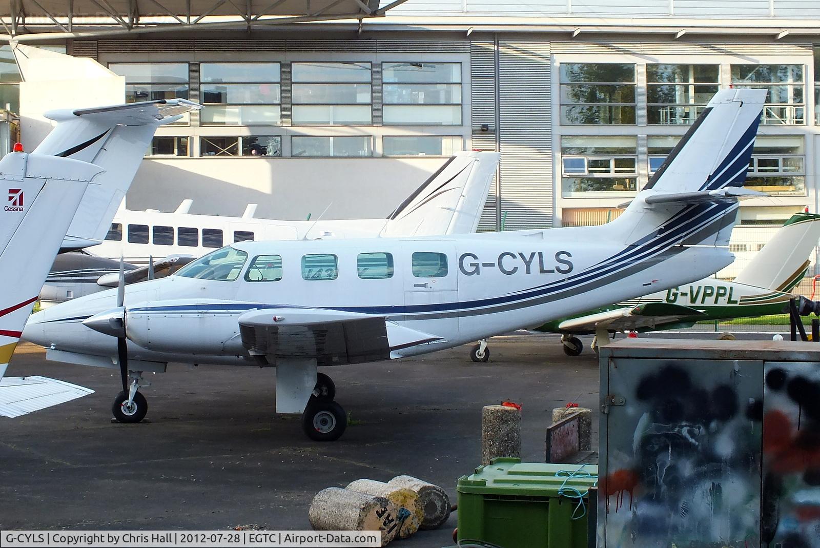 G-CYLS, 1982 Cessna T303 Crusader C/N T30300005, privately owned