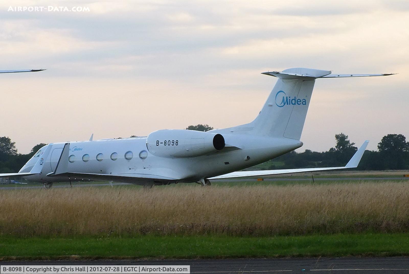 B-8098, 2007 Gulfstream Aerospace GIV-X (G450) C/N 4076, Air China Business Jet