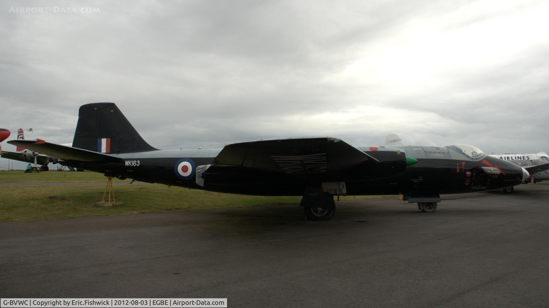 G-BVWC, 1955 English Electric Canberra B.2 C/N EEP71399, 2. WK163 at Airbase, Coventry Airport West.