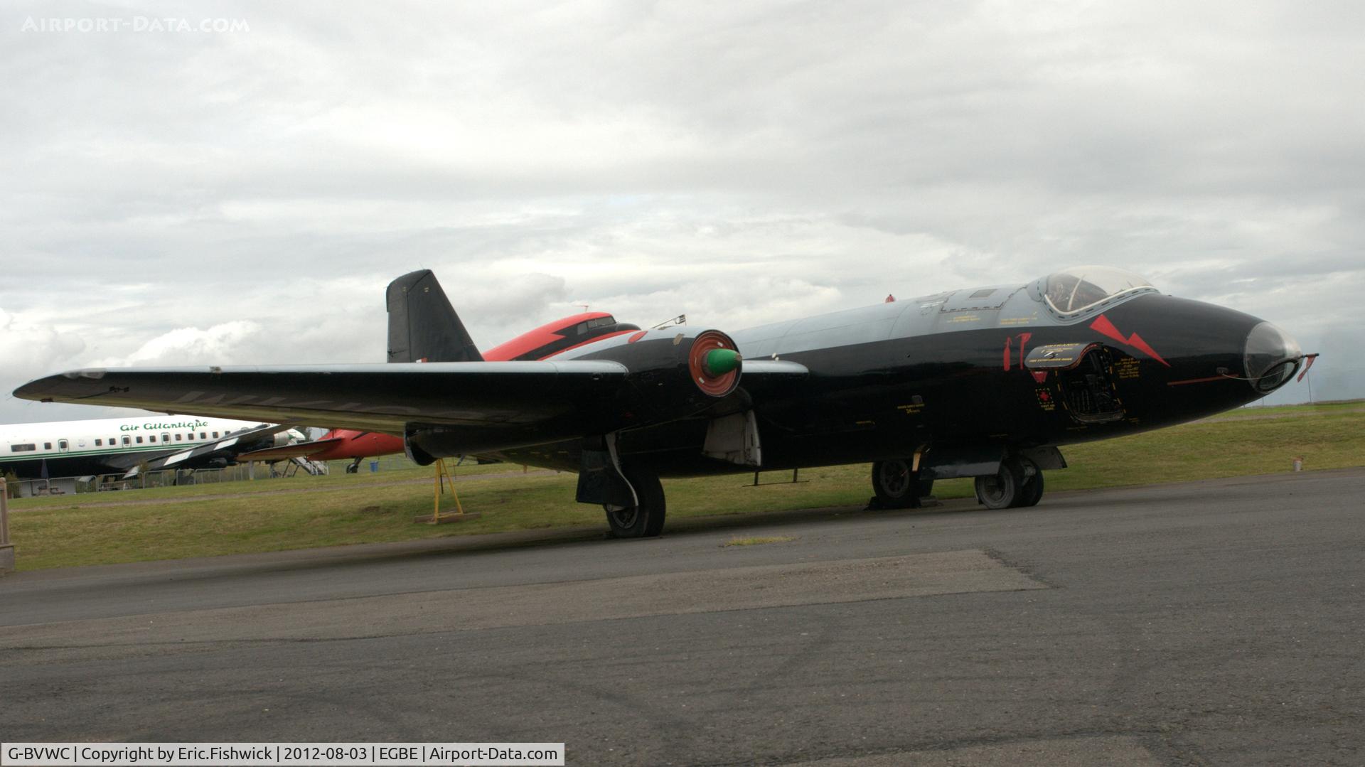 G-BVWC, 1955 English Electric Canberra B.2 C/N EEP71399, 3. WK163 (The Classic Aircraft Trust) at Airbase, Coventry Airport West.