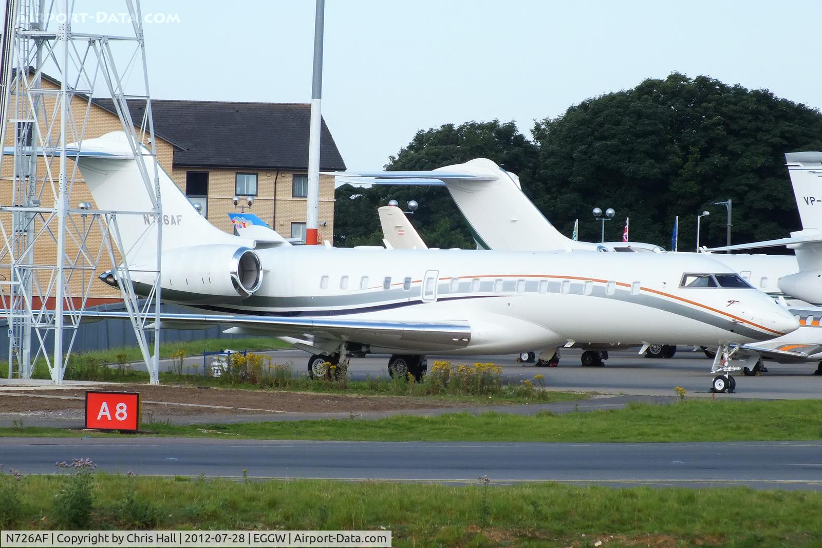 N726AF, 2009 Bombardier BD-700-1A10 Global Express C/N 9352, Vulcan Aircraft Inc
