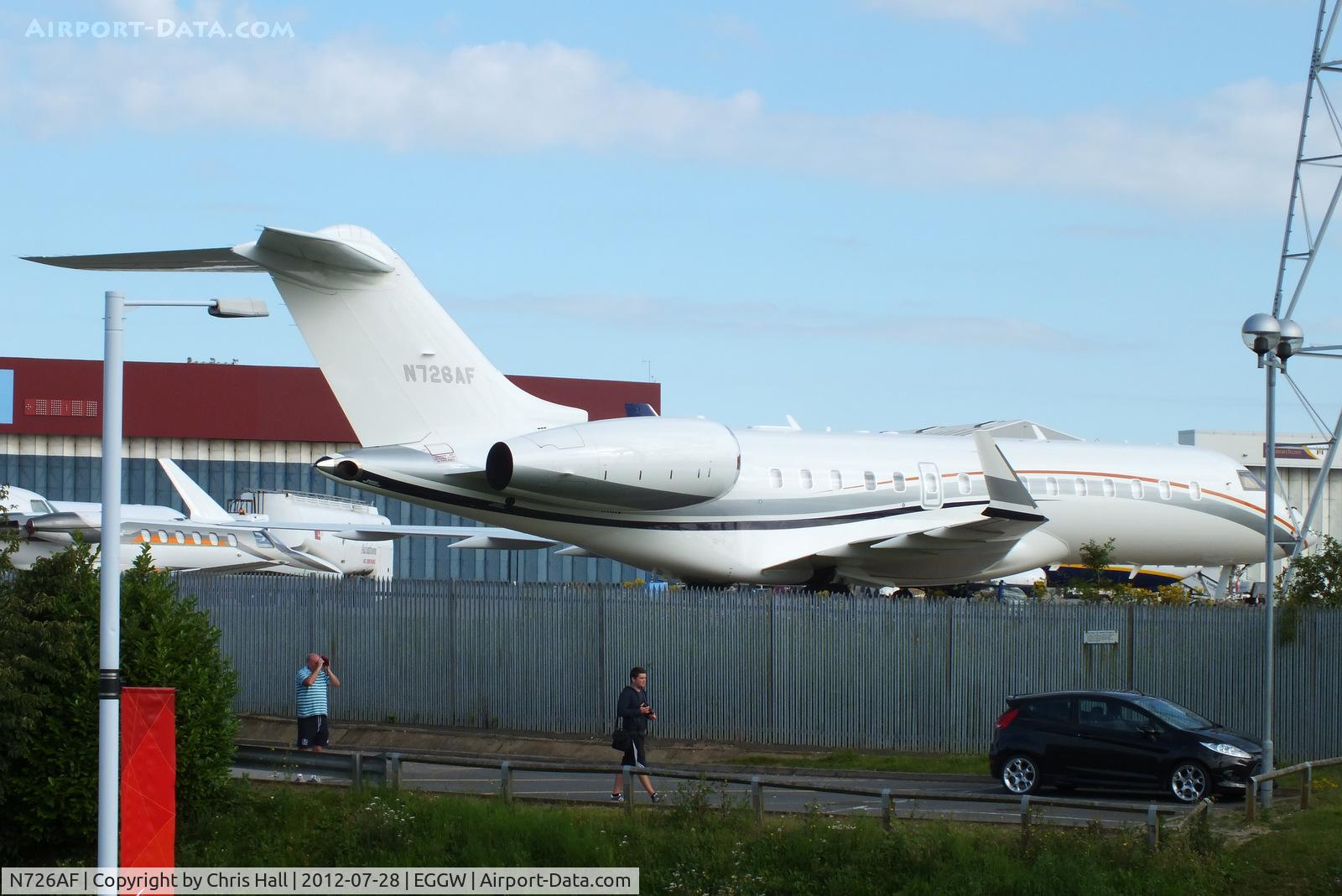 N726AF, 2009 Bombardier BD-700-1A10 Global Express C/N 9352, Vulcan Aircraft Inc