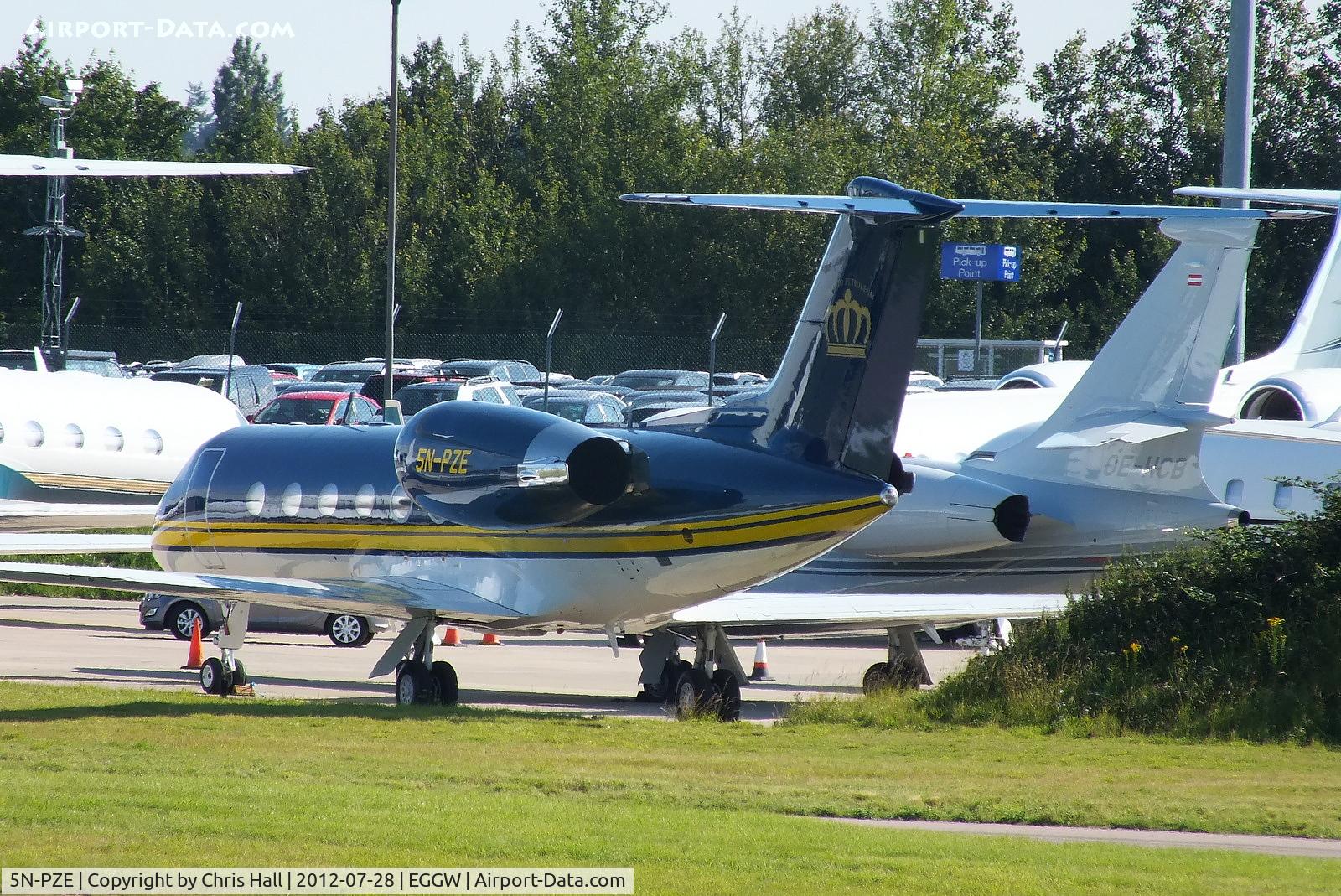 5N-PZE, 1991 Gulfstream Aerospace Gulfstream IV C/N 1175, ex G-EVLN