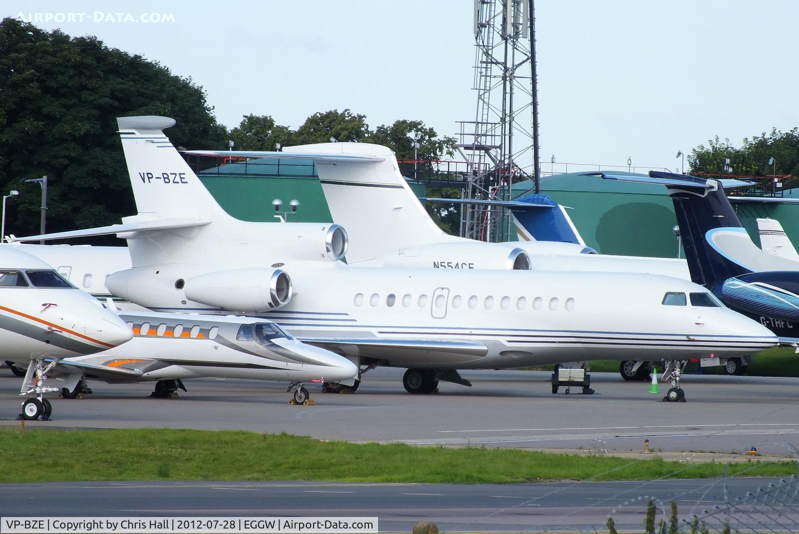 VP-BZE, 2007 Dassault Falcon 7X C/N 14, Stork Ltd / Flying Lion