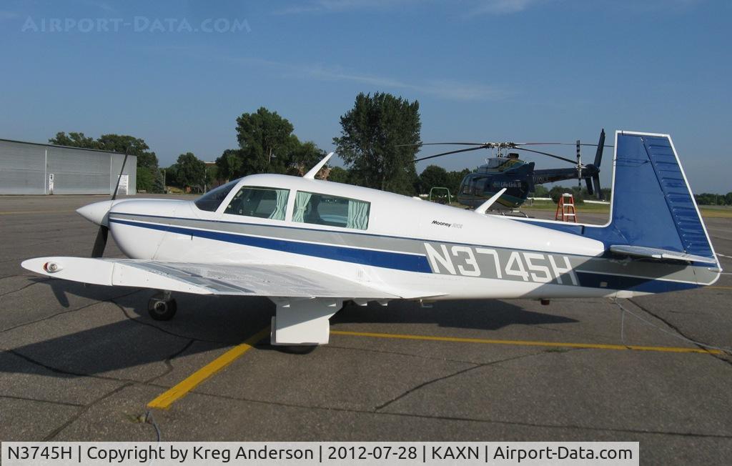 N3745H, 1979 Mooney M20J 201 C/N 24-0921, Mooney M20J on the line.