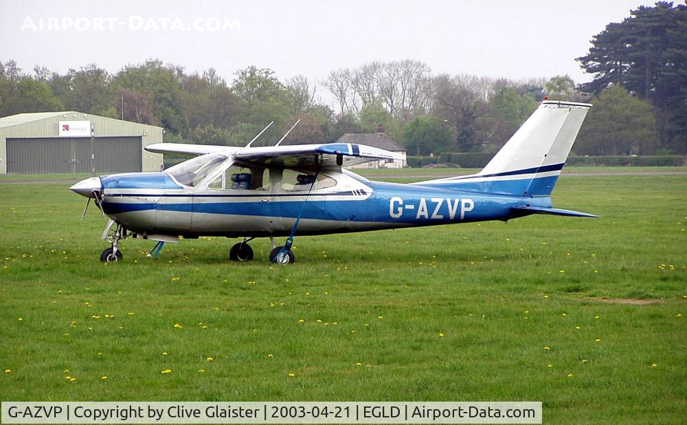 G-AZVP, 1972 Reims F177RG Cardinal RG C/N 0057, Originally owned to, Brymon Aviation Ltd in May 1972. Owned to, Cardinal Flyers Ltd in October 1993. Currently in private hands since December 2006.