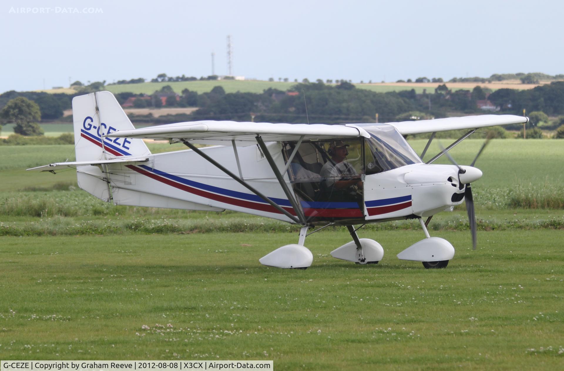 G-CEZE, 2007 Skyranger Swift 912S(1) C/N BMAA/HB/555, Just landed.