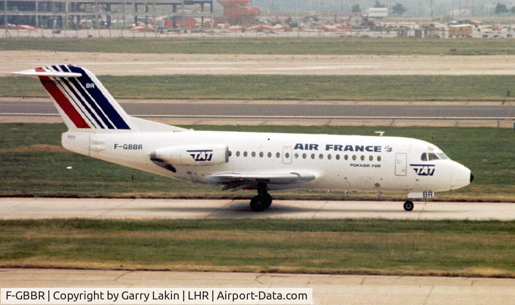 F-GBBR, 1972 Fokker F.28-1000 Fellowship C/N 11051, Air France / TAT