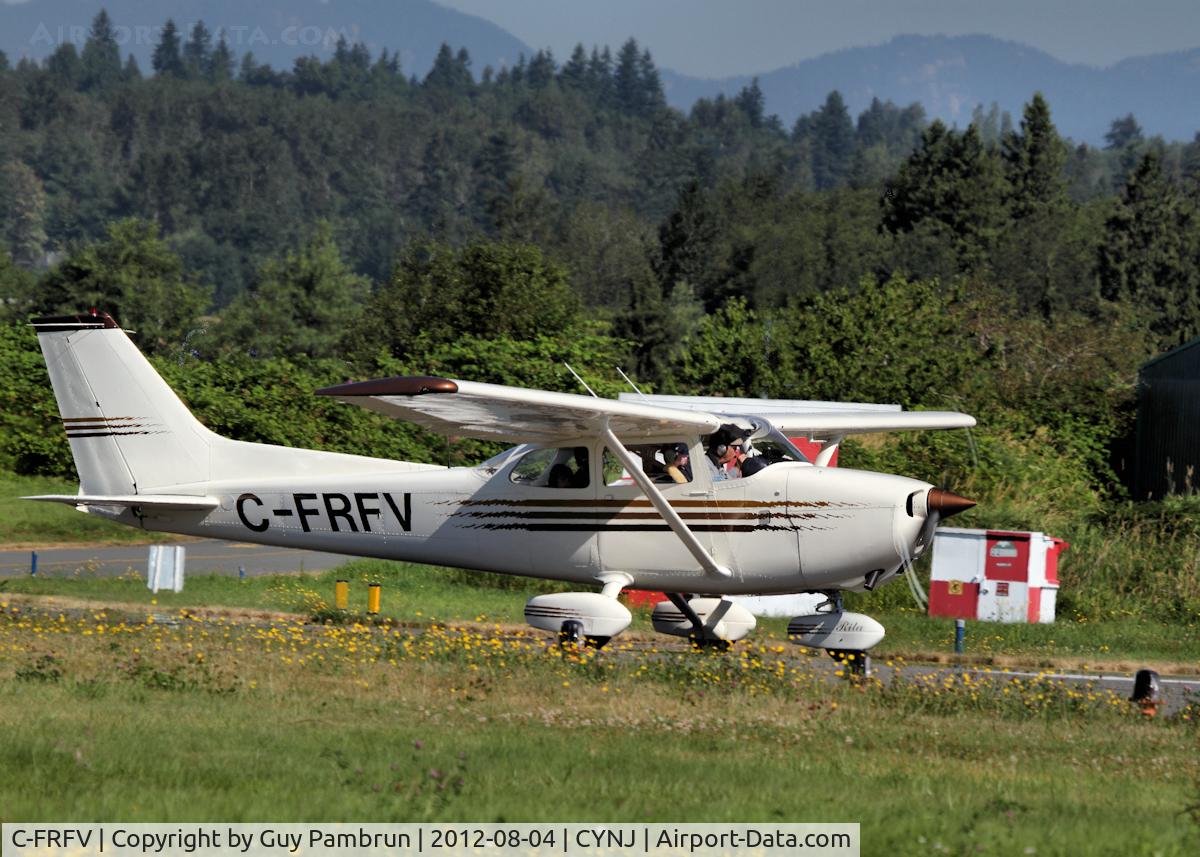 C-FRFV, 1973 Cessna 172M C/N 17261660, Warming up