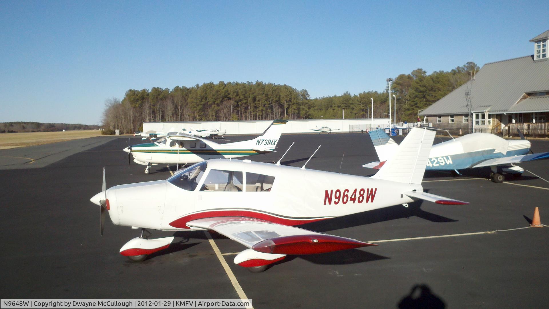 N9648W, 1967 Piper PA-28-140 C/N 28-23107, after new paint job in Sept. 2011