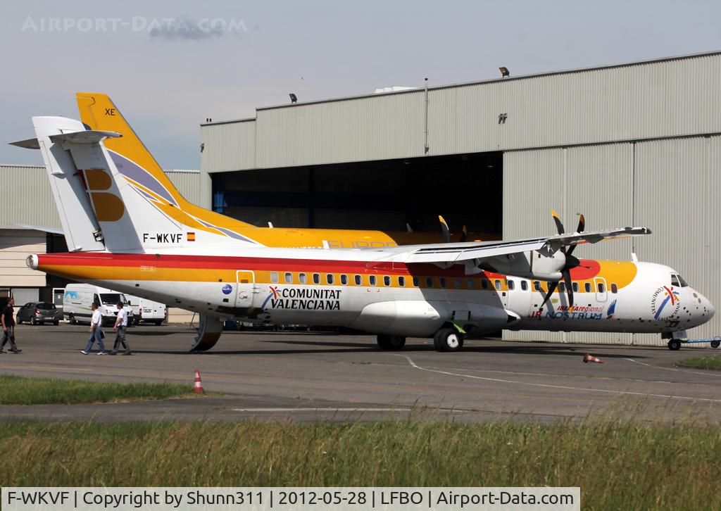 F-WKVF, 1998 ATR 72-212A C/N 562, Re-Registered during maintenance... Ex. EC-HJI