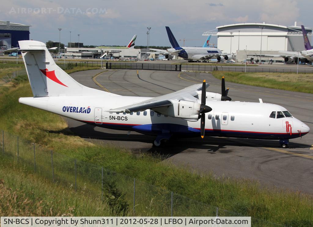 5N-BCS, 1986 ATR 42-300 C/N 025, Ready for flight after maintenance...