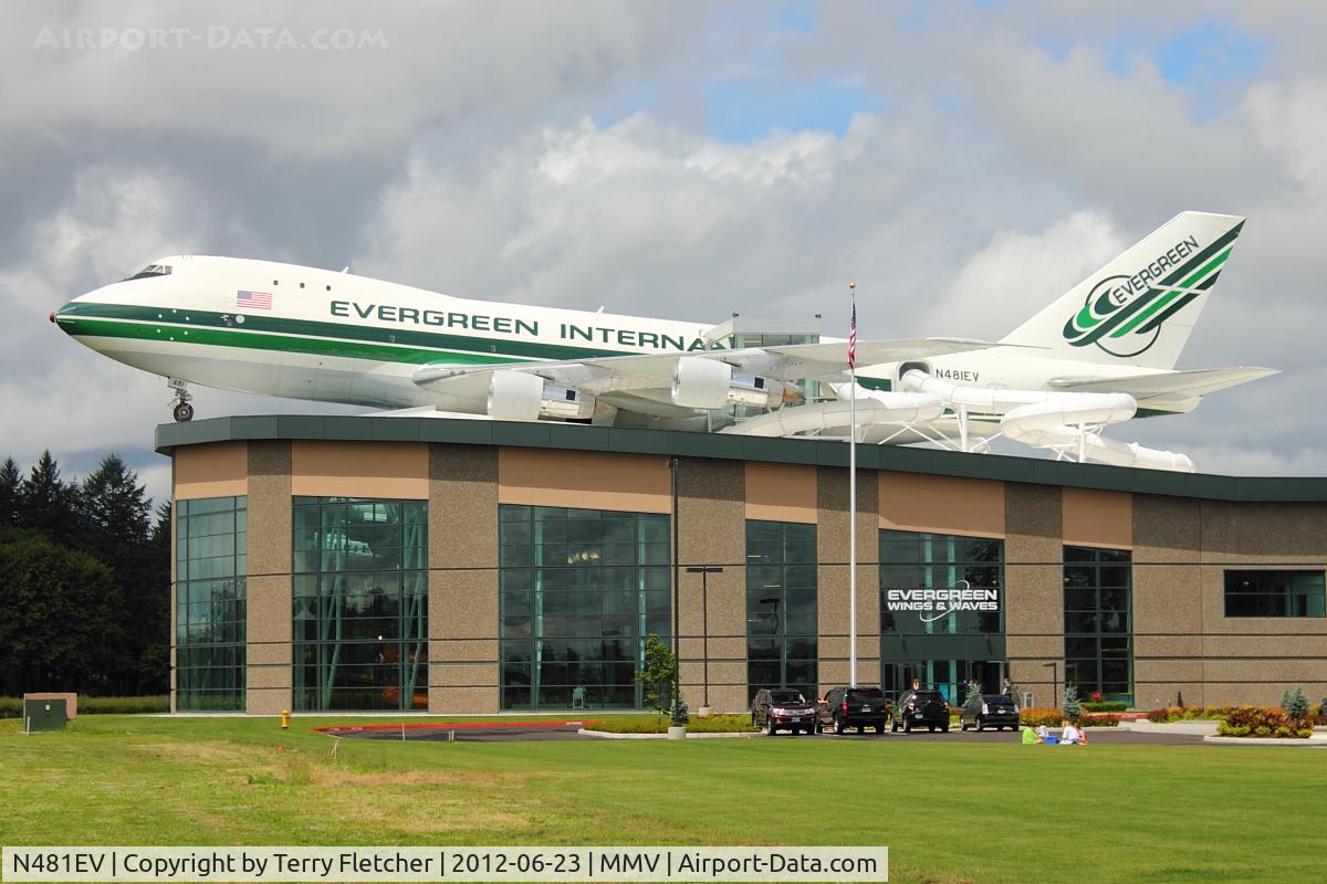 N481EV, 1970 Boeing 747-132 C/N 19896, At Evergreen Water Park