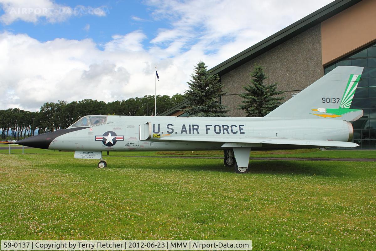 59-0137, 1959 Convair F-106A Delta Dart C/N 8-31-26, At Evergreen Air and Space Museum , McMinnville , Oregon , USA