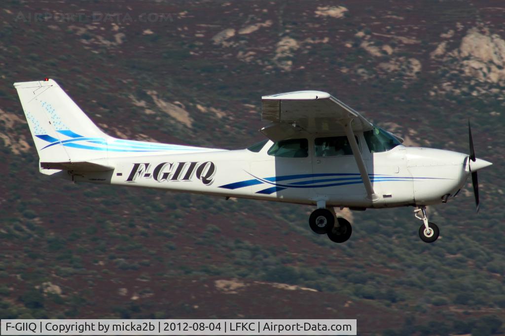 F-GIIQ, Reims F172M Skyhawk C/N 66422, Landing in 18 after local flight