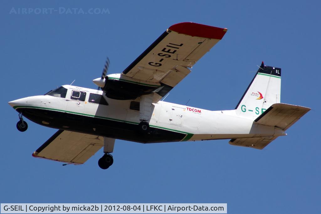 G-SEIL, 1981 Britten-Norman BN-2B-26 Islander C/N 2103, Take off in 36