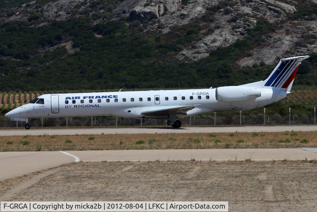 F-GRGA, 1997 Embraer EMB-145EU (ERJ-145EU) C/N 145008, Take off in 36 for Metz