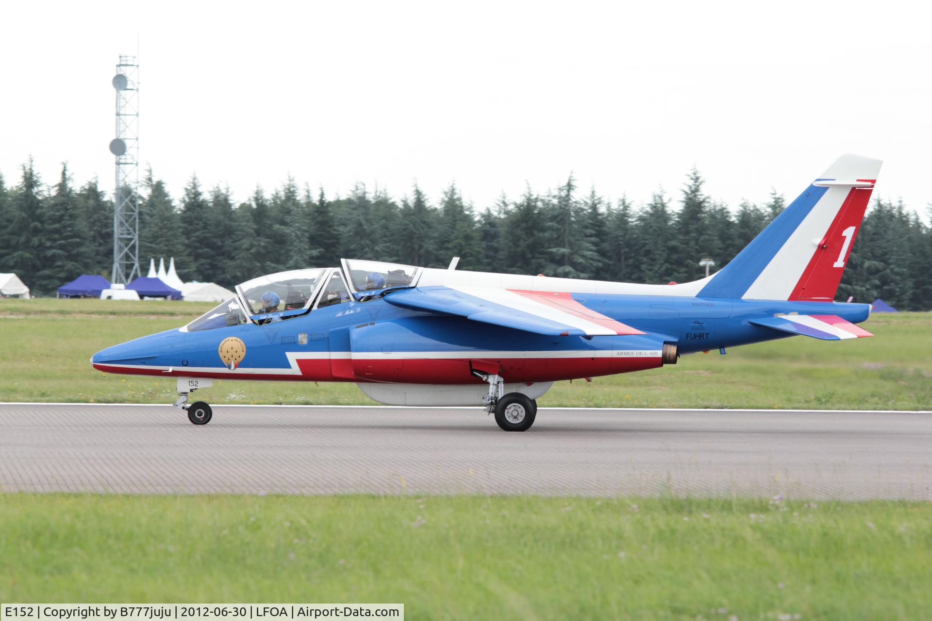 E152, Dassault-Dornier Alpha Jet E C/N E152, PAF 1 at Avord Airshow 2012