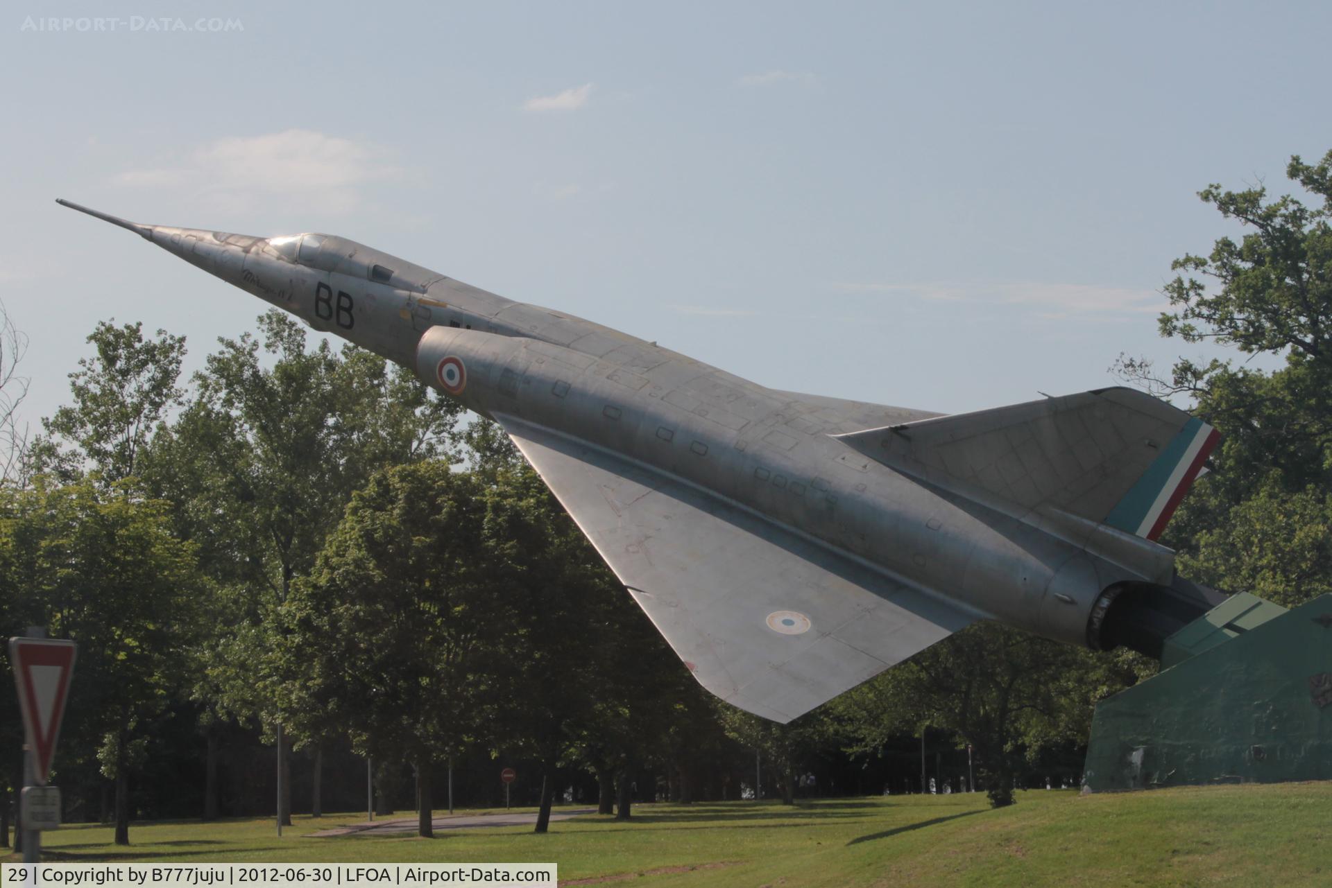 29, Dassault Mirage IVA C/N 29, at Avord