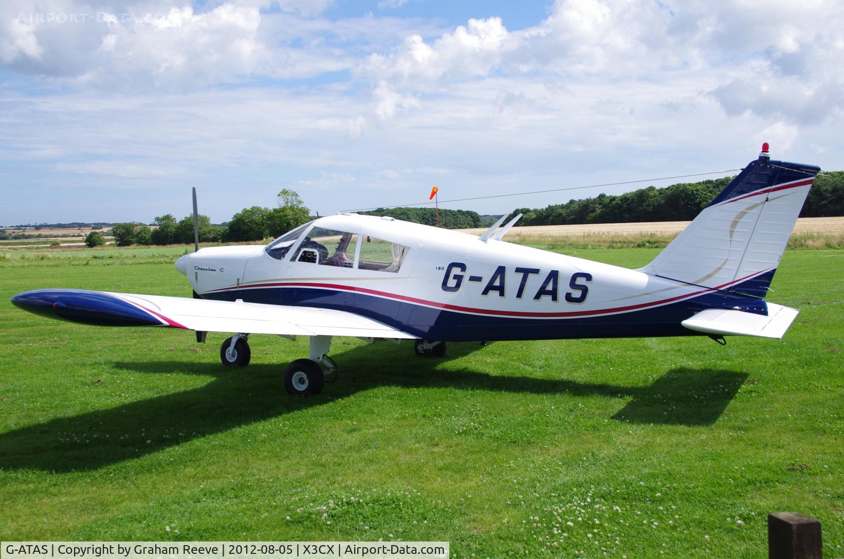 G-ATAS, 1964 Piper PA-28-180 Cherokee C/N 28-2137, Parked at Northrepps.