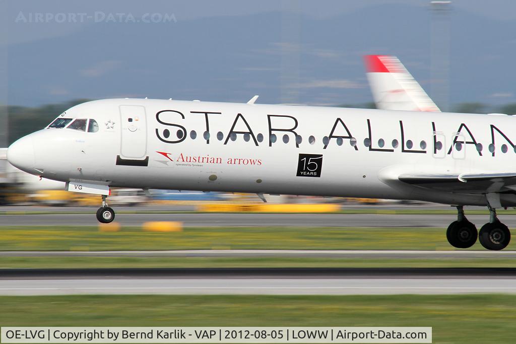 OE-LVG, 1994 Fokker 100 (F-28-0100) C/N 11520, Close up