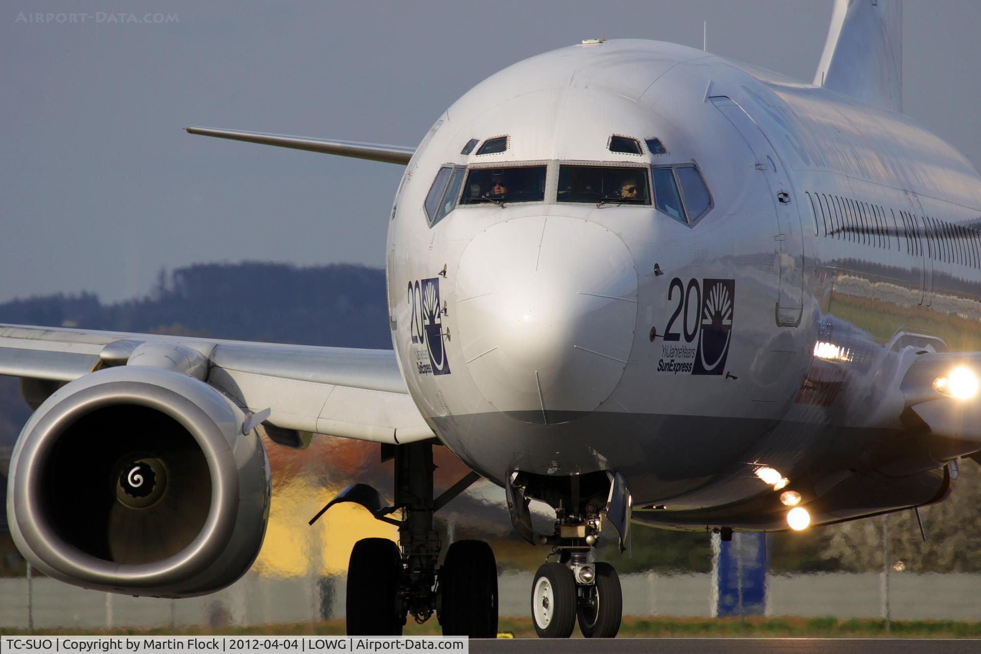 TC-SUO, 2001 Boeing 737-86Q C/N 30272, .....