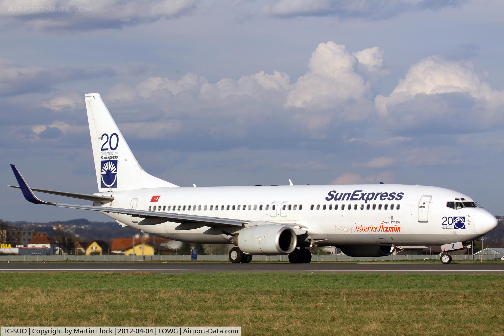 TC-SUO, 2001 Boeing 737-86Q C/N 30272, .....