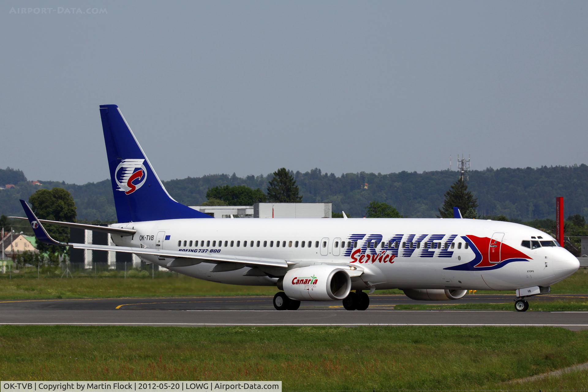 OK-TVB, 2001 Boeing 737-8CX C/N 32362, .....