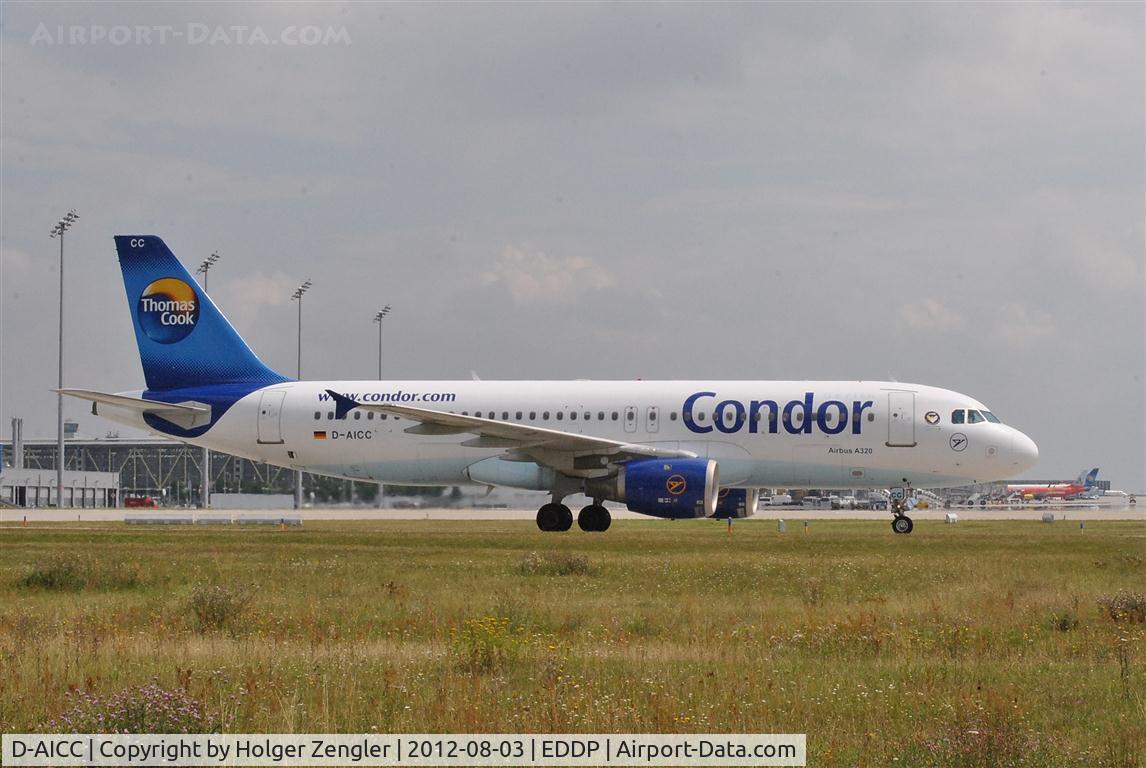 D-AICC, 1998 Airbus A320-212 C/N 0809, Taxiing to apron....
