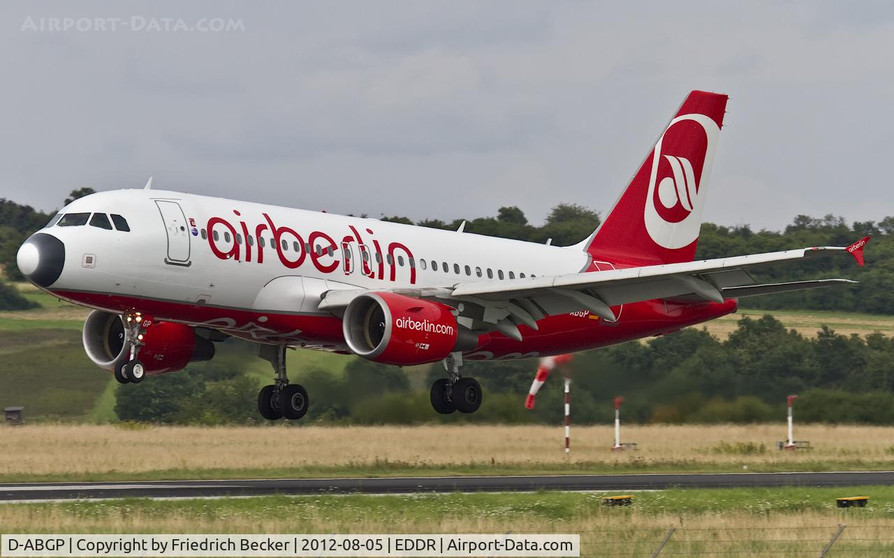 D-ABGP, 2008 Airbus A319-112 C/N 3728, short final RW27