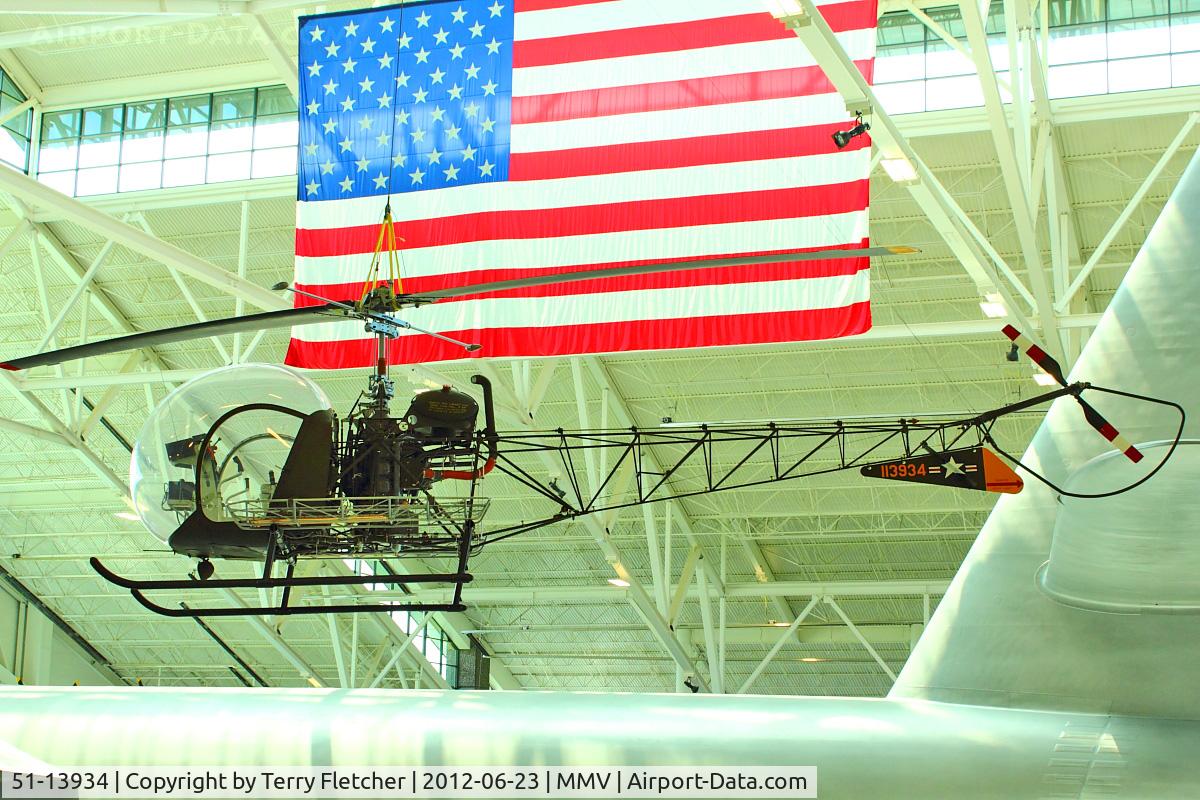 51-13934, 1951 Bell OH-13E Sioux C/N 575, At Evergreen Air & Space Museum